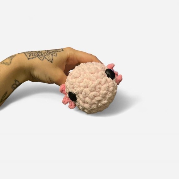 Other - Soft and cuddly crochet axolotl